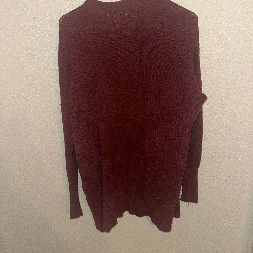 Ruby Moon Deep Red Cardigan - Picture 2 of 2